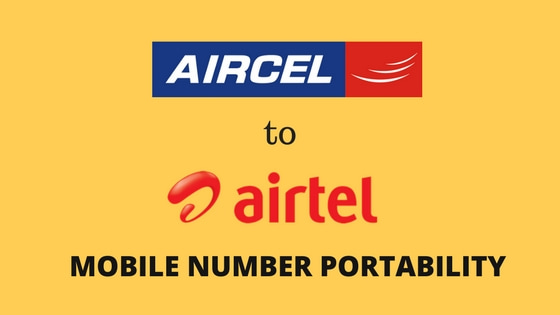 How to port aircel to airtel