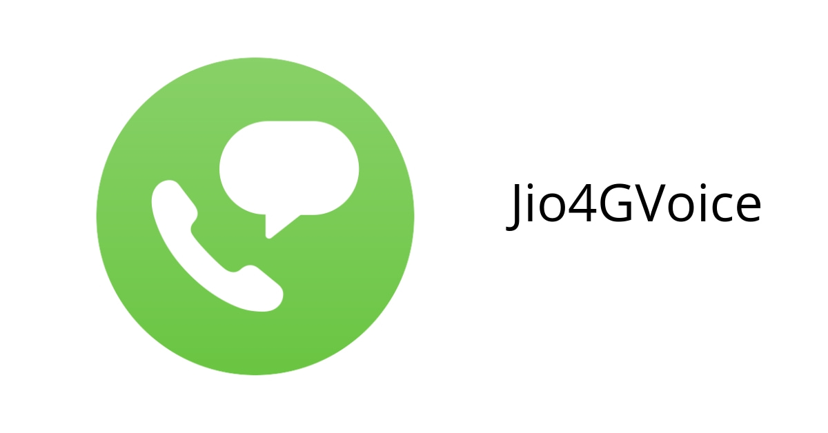 Jio4GVoice